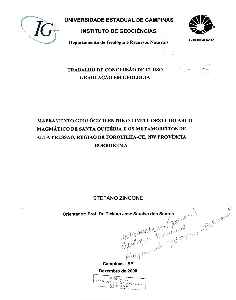 Mapeamento geológico entre o limite oeste do arco magmático de Santa Quitéria e os metamorfitos de alta pressão, região de Forquilha-CE, NW Província Borborema