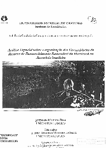 Analise espacial sobre a organização das comunidades da Reserva de Desenvolvimento Sustentável do Mamiraua na Amazônia Brasileira