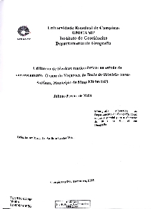 Utilização de técnicas morfométrias no estudo de voçorocamento : o caso da voçoroca da Bacia do Ribeirão Santo Antônio, município de Mogi Mirim (SP)